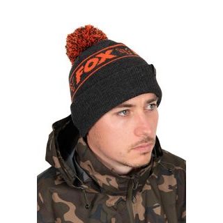 Fox Zimní čepice Collection Bobble Black & Orange