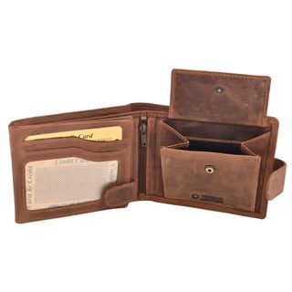 Mercucio Pánská peněženka Kapr hlava natural