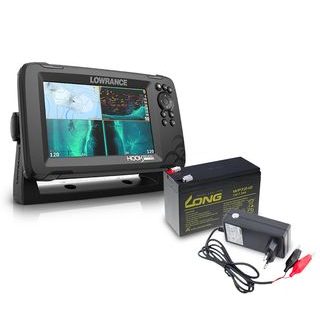 Lowrance Echolot Hook Reveal 7 se Sondou Tripleshot + baterie + nabíječka ZDARMA