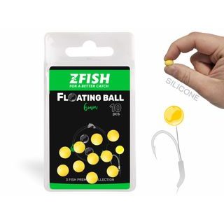 Zfish Plovoucí silikonová kulička 10ks