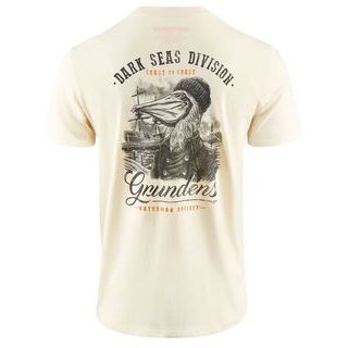 Grundéns Triko Dark Seas X Grundens Portsmith SS T-Shirt Natural
