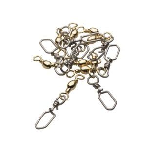 Kinetic Karabinka s obratlíkem Barrel Swivel w/Scandic Snap Brass