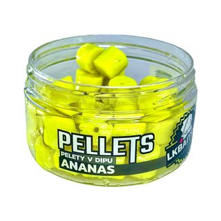 LK Baits Pelety v dipu Ananas 60g