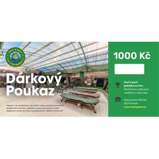 Chyť a pusť Dárkový poukaz 1000 Kč