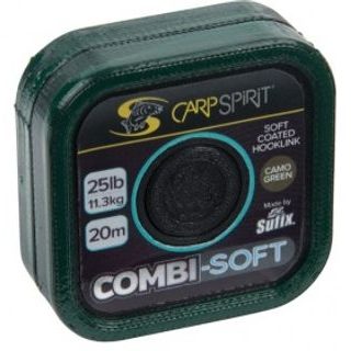 Carp Spirit Šňůra Combi Soft Coated Braid Camo Green 20m