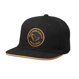 Savage Gear Kšiltovka Badge Flatbill Cap Black Orange