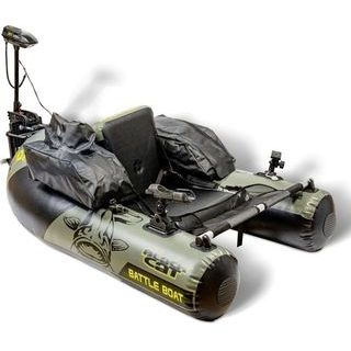 Black Cat Belly boat + Elektromotor Battle Boat Set 170 cm 113 cm
