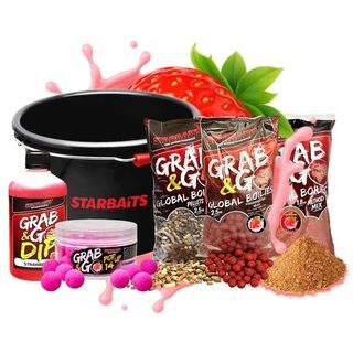 Starbaits Akční kbelík Global Strawberry Jam