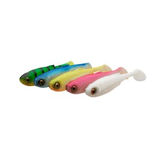 Savage Gear Gumová nástraha Cannibal Shad bulk White & Black