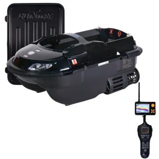 Boatman Zavážecí lodička Vulcan Pro s GPS a Echolotem Černá