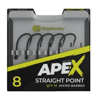 RidgeMonkey Háčiky Ape-X Straight Point Barbed 10ks