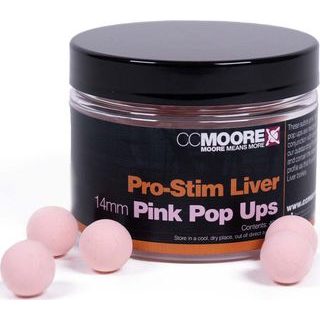 CC Moore Plovoucí boilie Pro-Stim Liver Pop Ups Pink