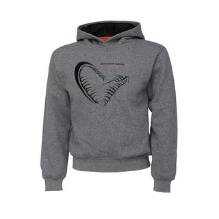 Savage Gear Dětská mikina Junior Jaw Hoodie Grey Melange