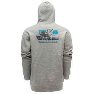 Grundéns Mikina Displacement DWR Hoodie Commercial Boat Athletic Heather