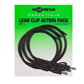 Korda Montáž Essentials Lead Clip Action Pack 3ks