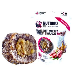 LK Baits Pet Pamlsek Nutrigo Dog Jehněčí se zeleninovou omáčkou