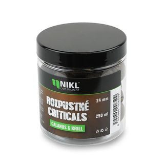 Nikl Rozpustné Criticals boilie Calanus & Krill 250ml