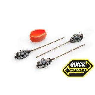 Mivardi Krmítko Method Feeder set QMR Grip L (30g + 40g + 50g + forma)