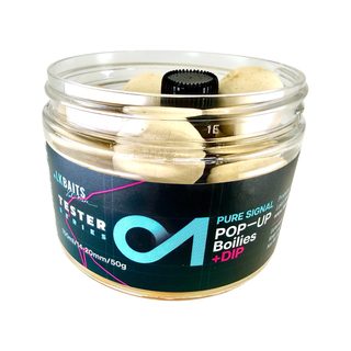 LK Baits Pop-up Boilies Tester Series_01 Pure Signal White 14-20mm 150ml