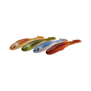 Savage Gear Gumová nástraha Slender Scoop Shad Clear Water Mix 4 ks