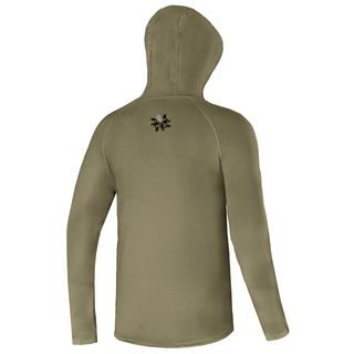 Giants fishing Funkčné tričko s dlhým rukávom UV50+ Hoodie Olive Green