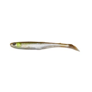 Savage Gear Gumená nástraha Slender Scoop Shad Green Silver