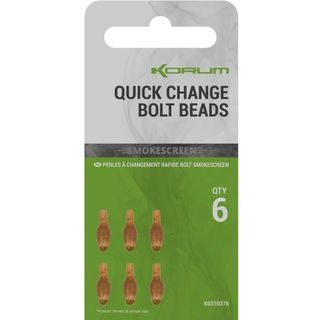 Korum Rychlovýměnný korálek Smokescreen Quick Change Bolt Beads 6ks