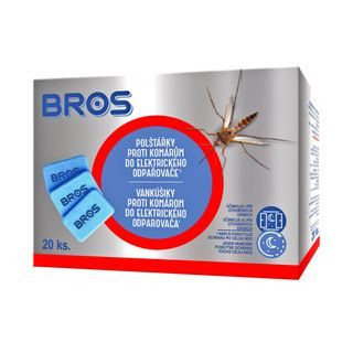 Bros Polštářky proti komárům do elektrického odpařovače 20ks