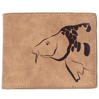 Giants fishing Peněženka hlava kapra Brown Wallet Carp Head hnědá