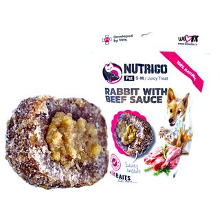 LK Baits Pet Pamlsek Nutrigo Dog Králík s hovězí omáčkou