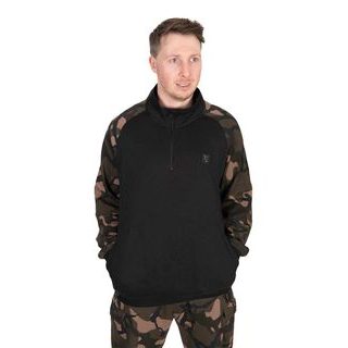 Fox Mikina LW Black/Camo QTR ZIP