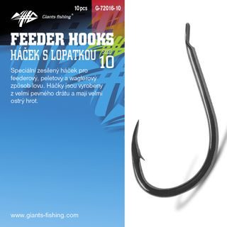 Giants Fishing Háčky s lopatkou Feeder 10ks