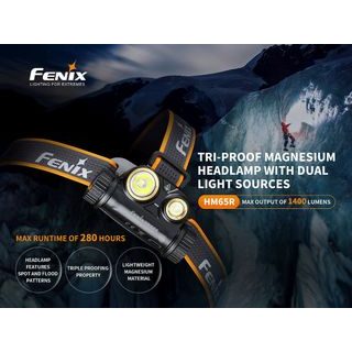 Fenix Nabíjecí zaostřovací čelovka HL45R