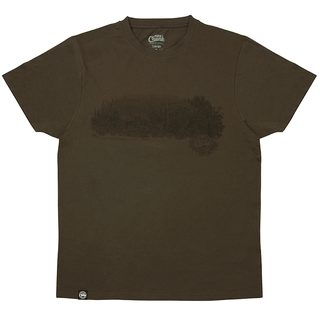 Fox Triko Chunk Dark Khaki Scenic T-shirt