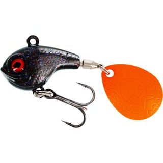 Westin Třpytka DropBite Spin Tail Jig Black Mamba