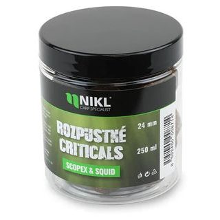 Nikl Rozpustné Criticals boilie Scopex & Squid 250ml
