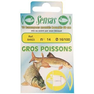 Sensas Hotový návazec Big Fish Strong Wire 60cm 10ks