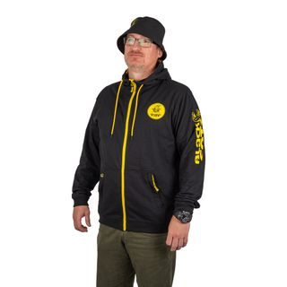 Black Cat Mikina Black Zipped Hoody