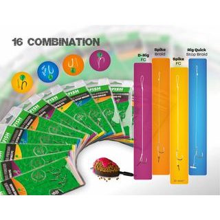 Zfish Návazec Method Feeder Rig Quick Stop Braid 5ks