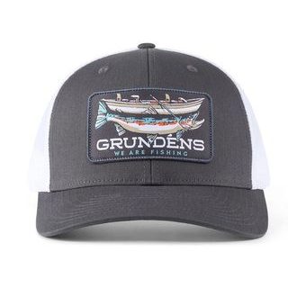 Grundéns Kšiltovka Drift Boat Trucker Charcoal/White O/S