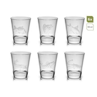 Delphin Set skleněných skleniček Shoty 6v1