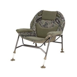 Trakker Křeslo komfortní s područkami Levelite Camo Longback Recliner