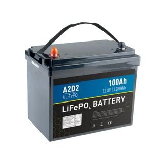 A2D2 Baterie LiFePO4 12,8V 100Ah M8 (Size of 75Ah)