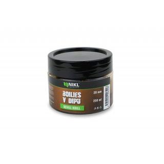 Nikl Boilies v dipu Devill Krill 250g
