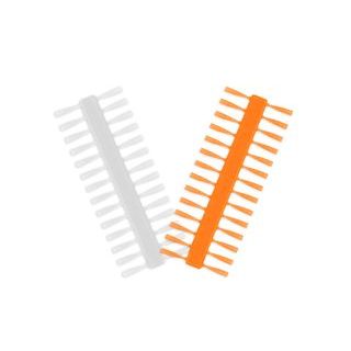 Delphin Nekonečná zarážka Q-Stop transparentní + oranžová