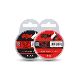 Spomb Šoková šňůra Tapered Braided Leaders 40-18lb