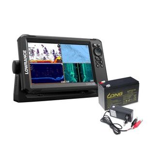 Lowrance Echolot Eagle 9 se sondou Tripleshot HD + baterie + nabíječka ZDARMA