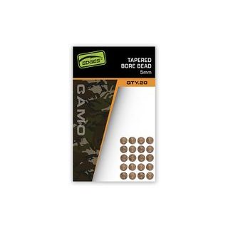 Fox Korálky Edges Camo Tapered Bore Bead 5mm 20ks