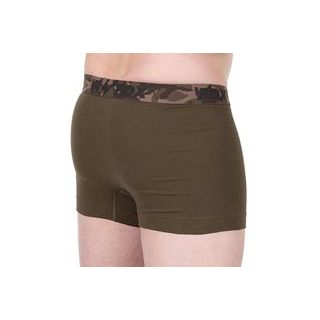 Fox Trenky Boxer Shorts Khaki/Čierne 2ks