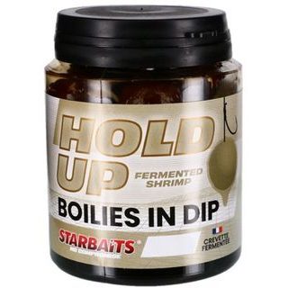 Starbaits Boilies v dipu Hold Up Fermented Shrimp 150g